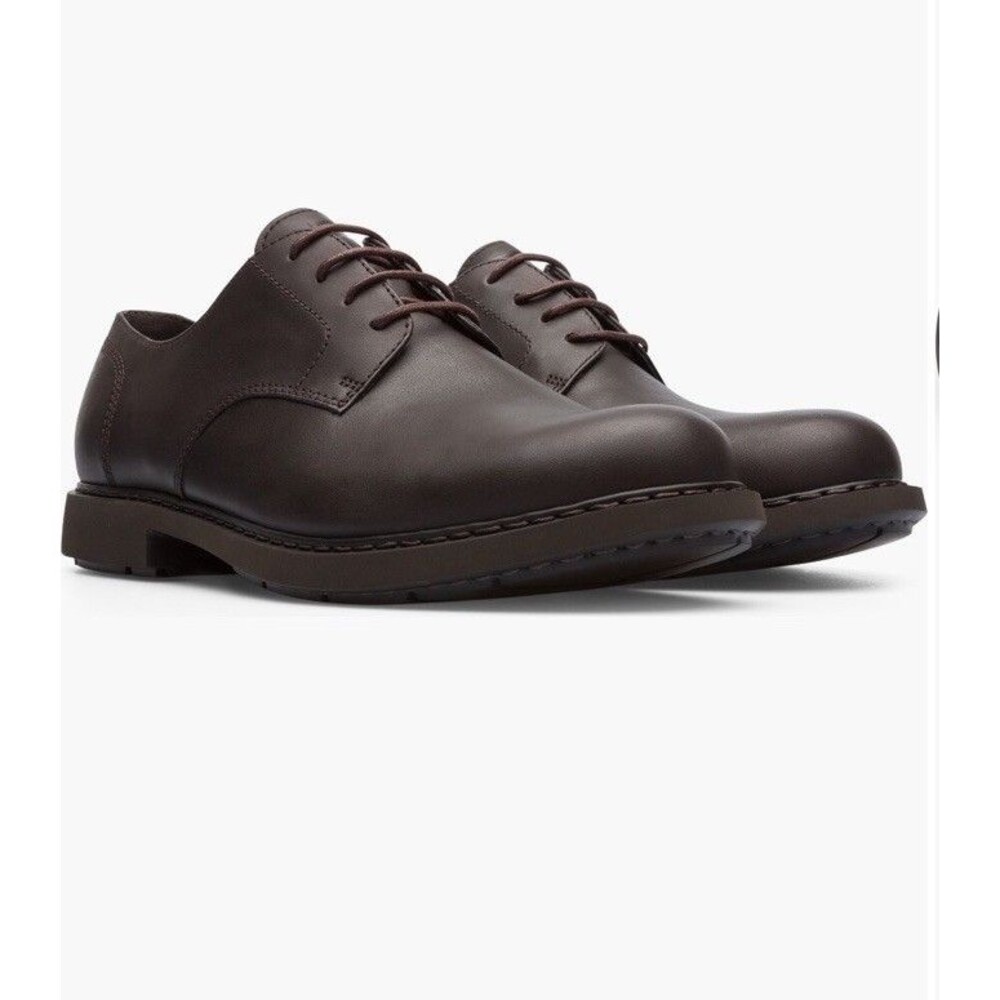 new Camper Neuman Derby oxford lace up Men leather brown shoes eu 45 us 11